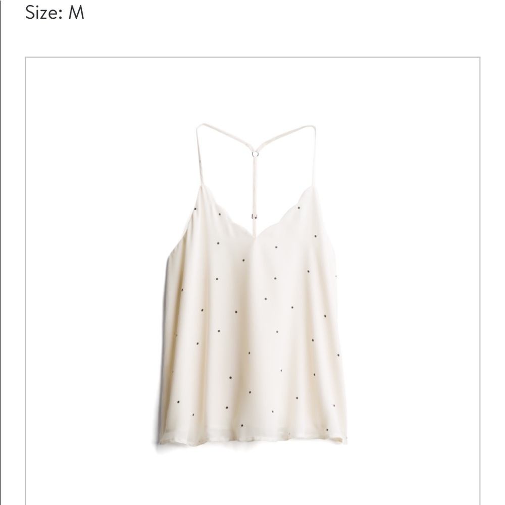 NINE BRITTON scalloped top new with tags